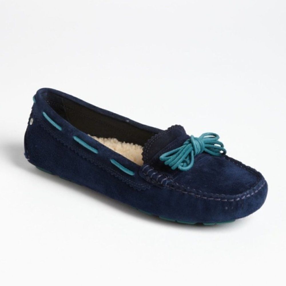 UGG Meena Slippers Royal Blue Sz 5